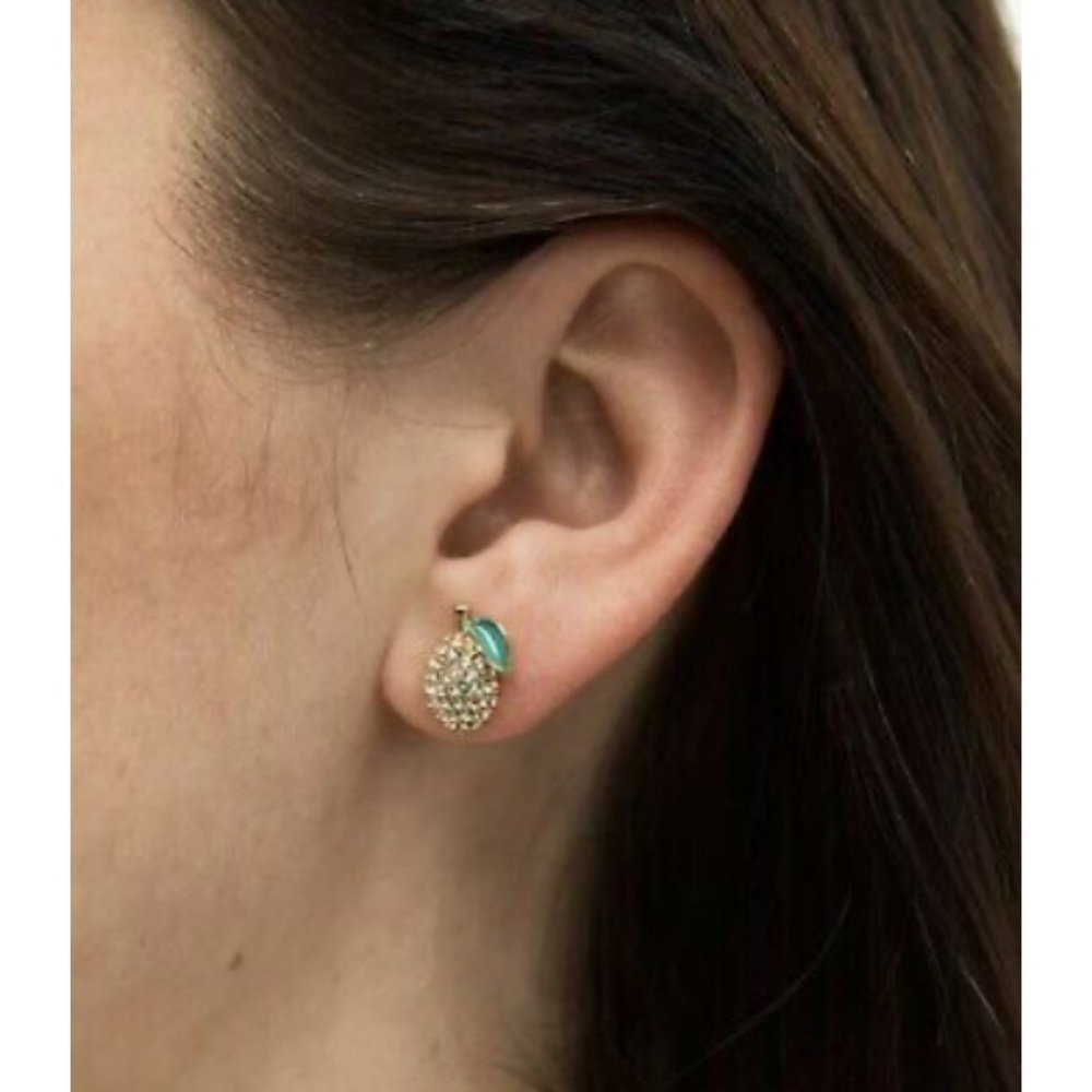 Kate Spade picnic perfect lemon studs/earrings